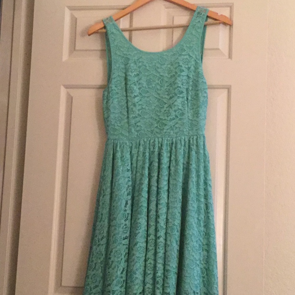 Anthro Pins and Needkes backless cocktail dress